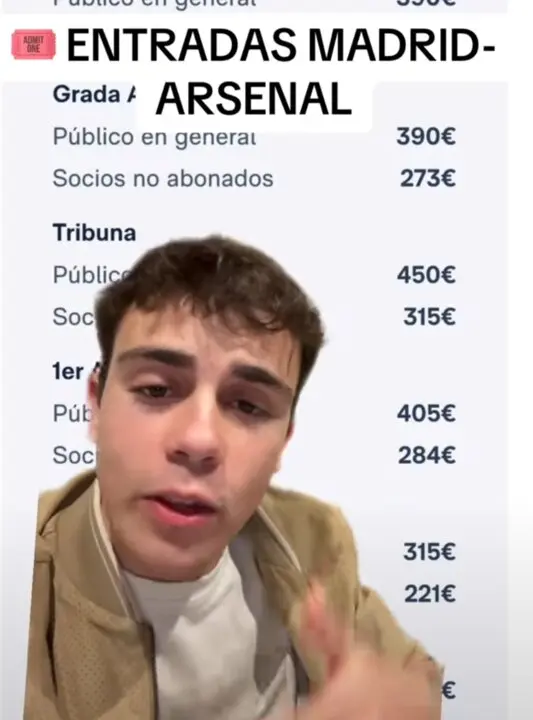 ¡Bombazo en el Bernabéu! Entradas de 175€ y vistas de hormiga para la Champions