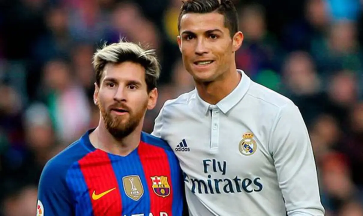 Messi y Cristiano Ronaldo