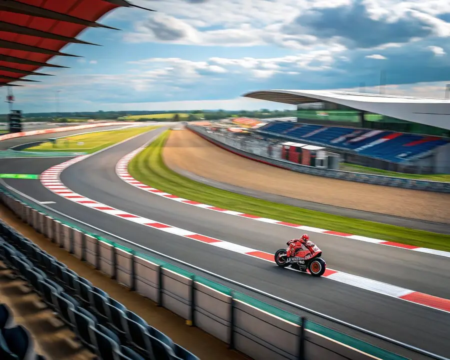 Análisis detallado del Gran Premio de Gran Bretaña de MotoGP 2025, con pronósticos y cuotas favorables para la victoria de Marc Márquez.