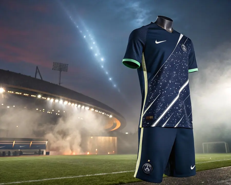 El Real Madrid presenta oficialmente su nueva segunda equipación de la temporada 2025-26, un homenaje al símbolo del Santiago Bernabéu, con detalles que evocan las inolvidables noches en el templo del fútbol.