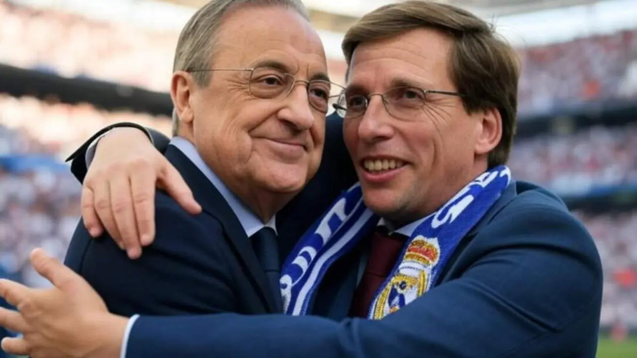 José Luis Martínez Almeida y Florentino Pérez