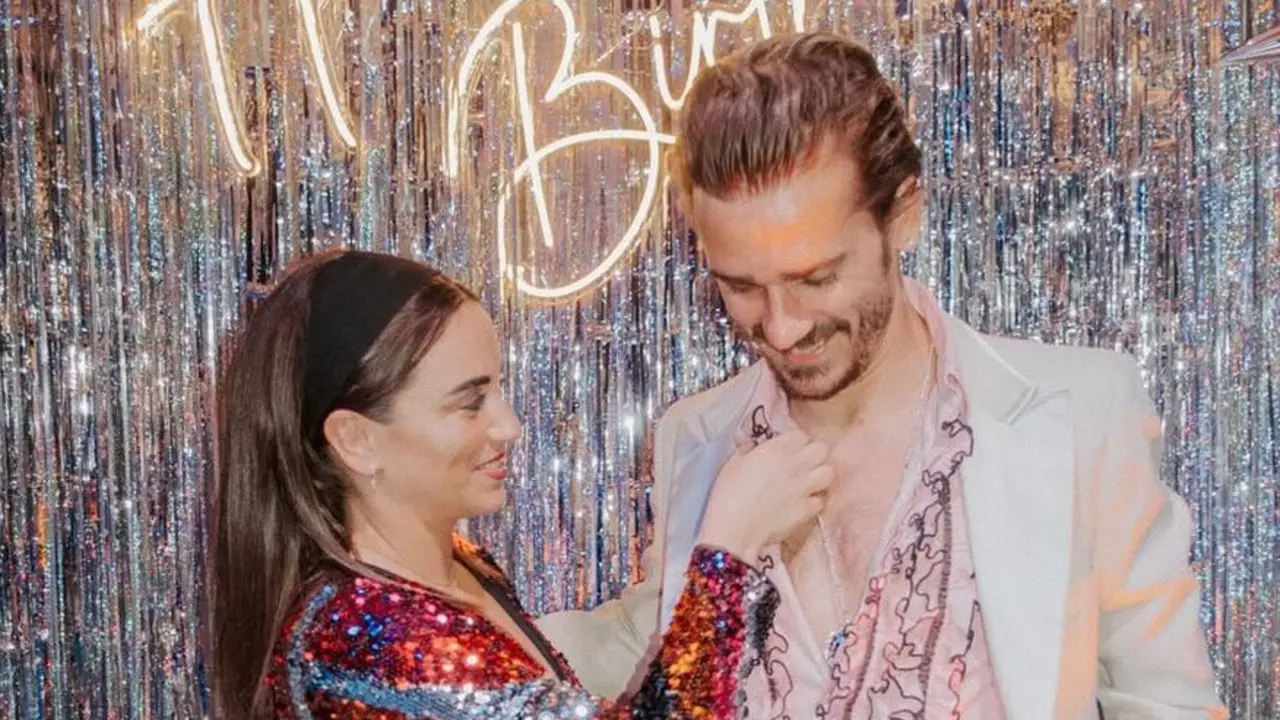 Griezmann y su mujer