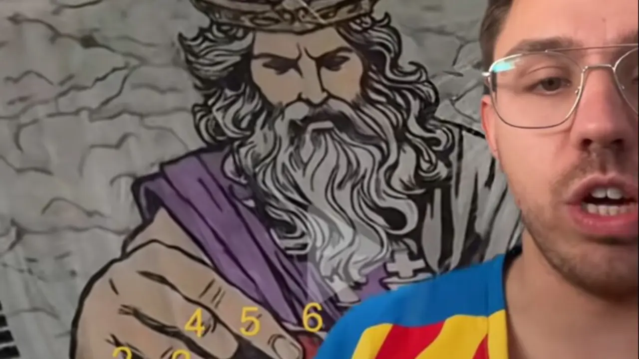 El Real Madrid se lía y pone un tifo con un Neptuno de “seis dedos” en su partido con el Arsenal