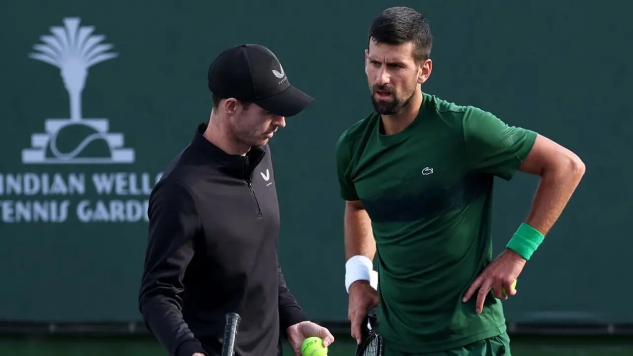 <font style="vertical-align: inherit;"><font style="vertical-align: inherit;">Novak Djokovic y Andy Murray</font></font>