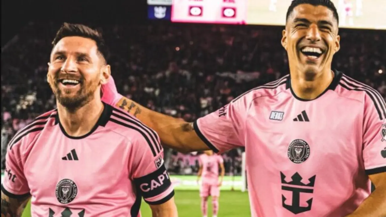 Lionel Messi y Luis Suárez