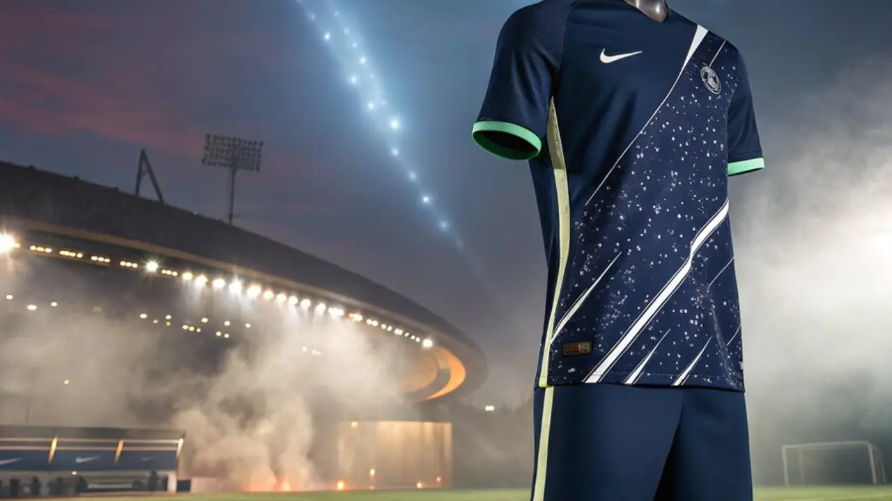 El Real Madrid presenta oficialmente su nueva segunda equipación de la temporada 2025-26, un homenaje al símbolo del Santiago Bernabéu, con detalles que evocan las inolvidables noches en el templo del fútbol.